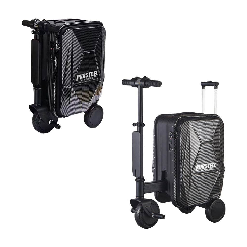 The Suitcase You Can Ride — Pursteel Electric Luggage with 250W Motor, 9-Mile Range & TSA Lock