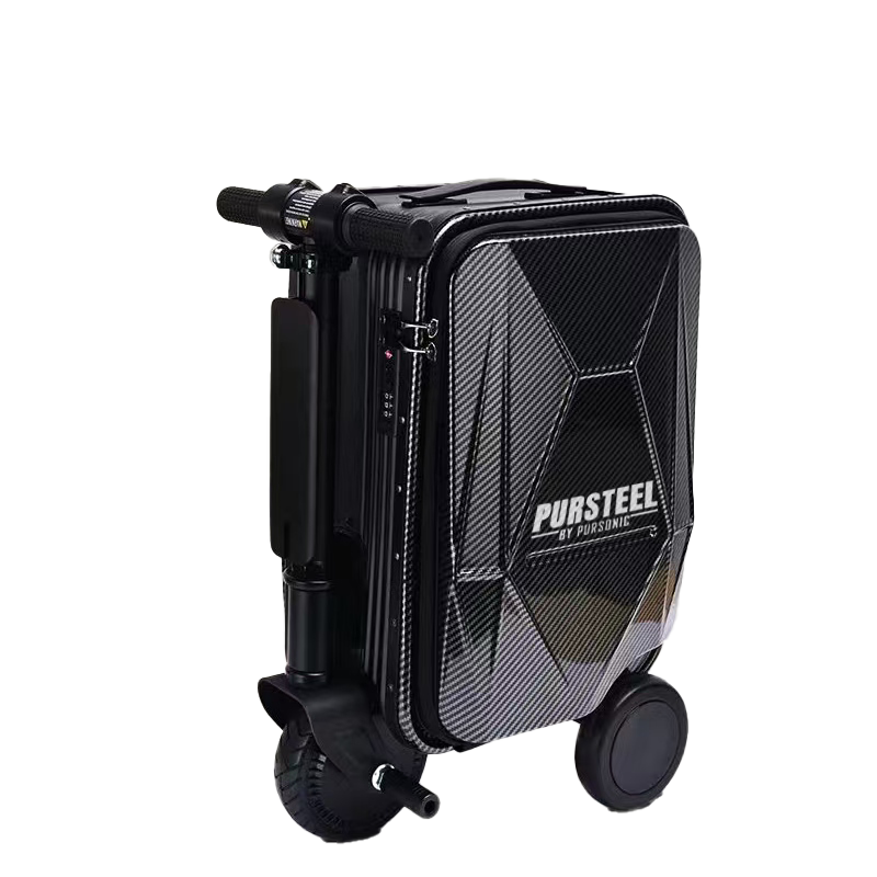 The Suitcase You Can Ride — Pursteel Electric Luggage with 250W Motor, 9-Mile Range & TSA Lock