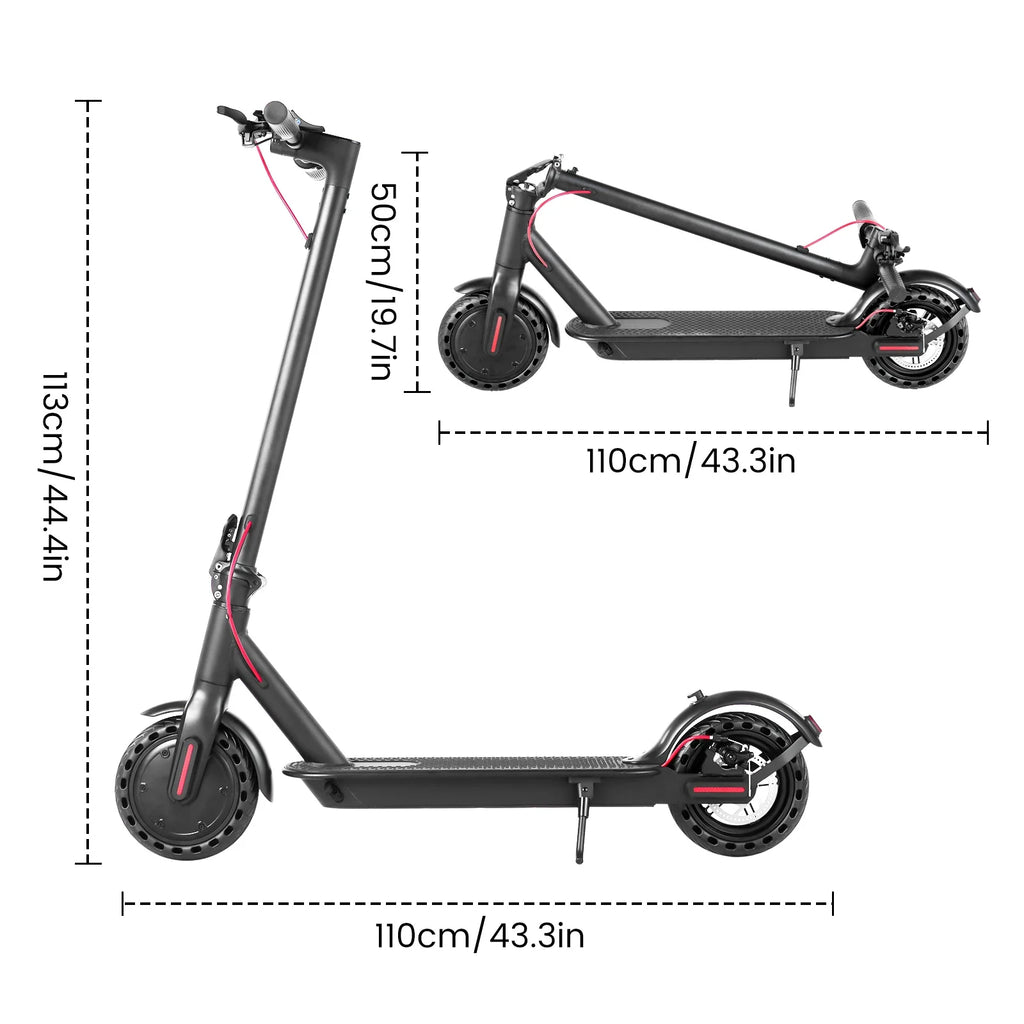 350W Folding Electric Scooter | 8.5" Tires | Waterproof Commuter