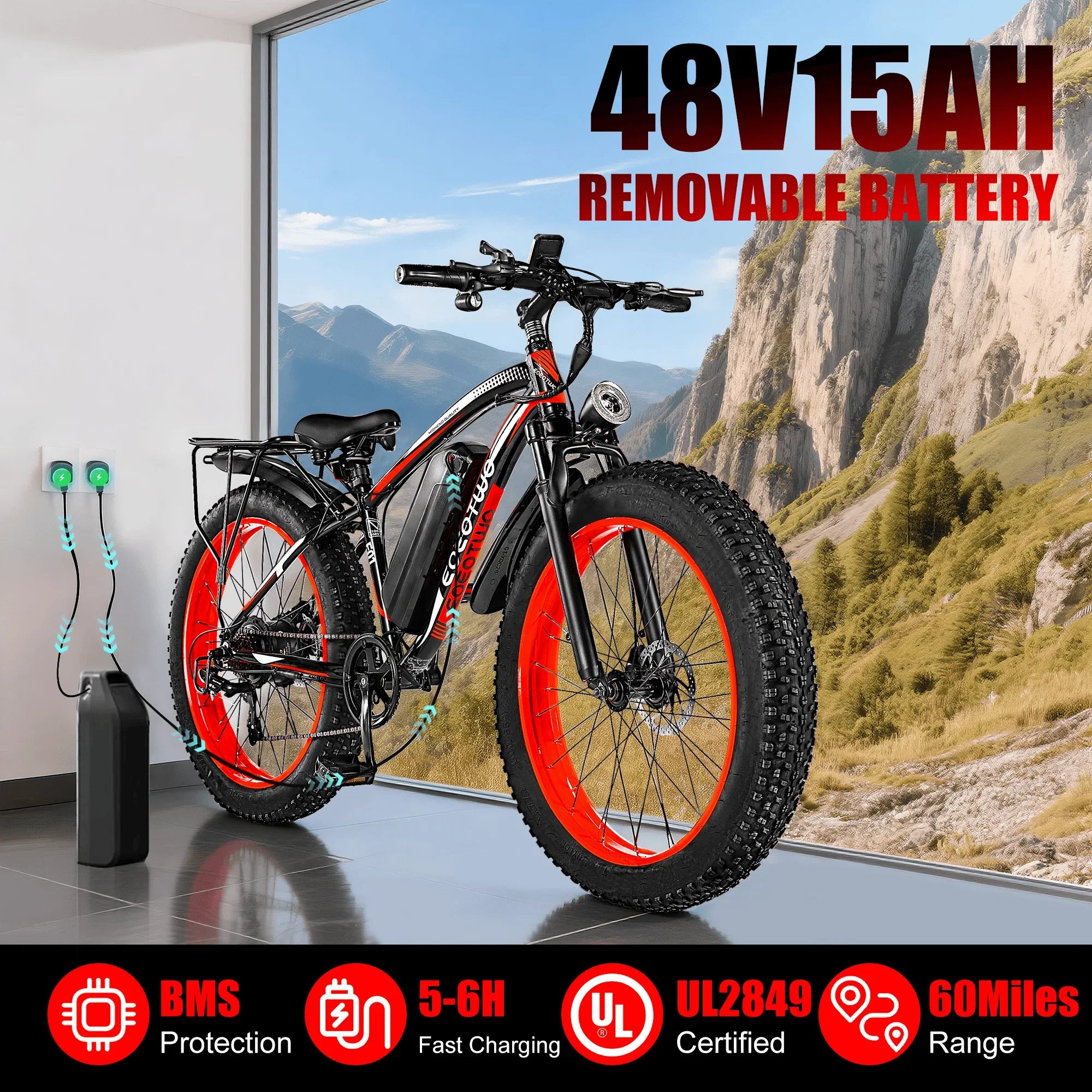1500W Fat Tire Electric Bike