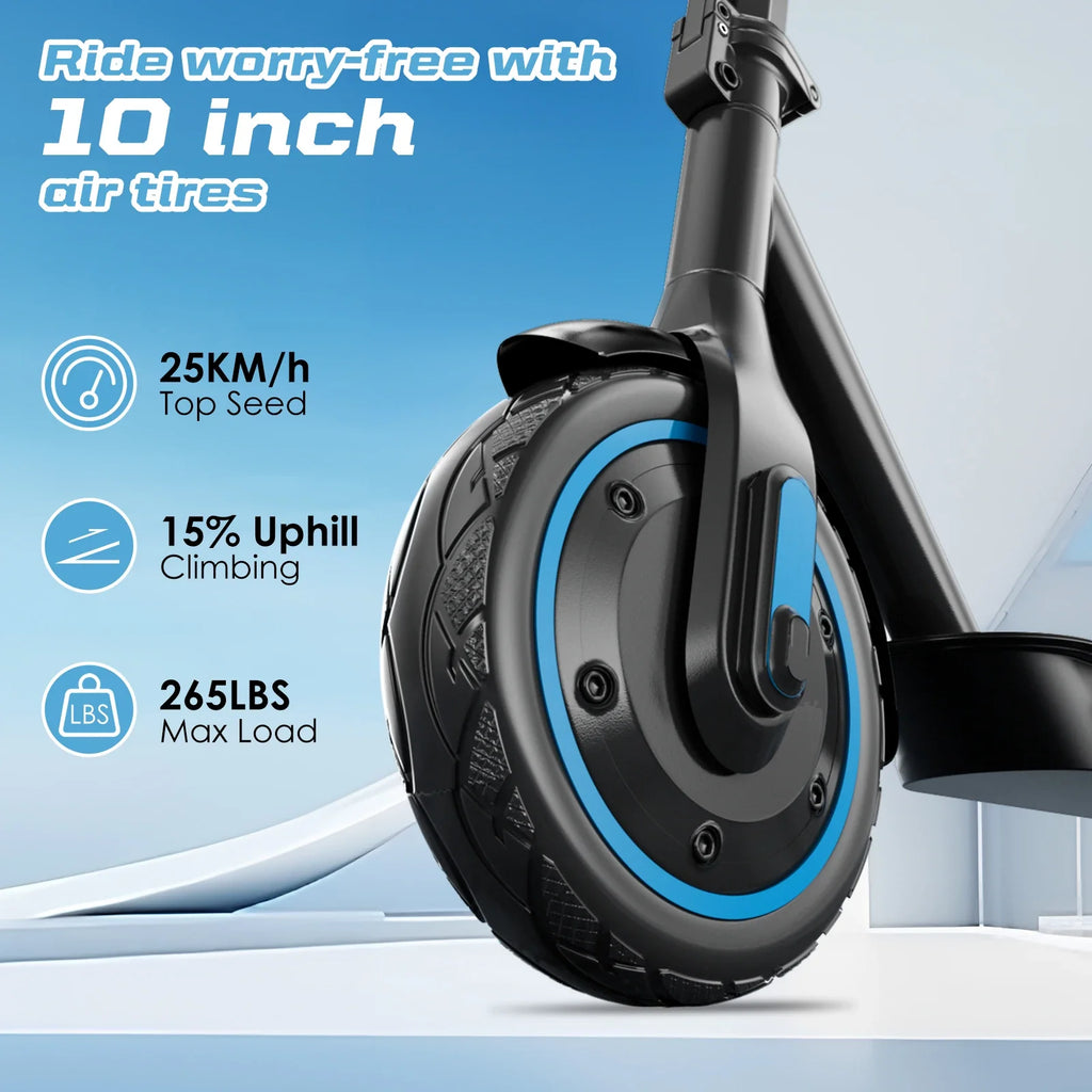 HiQiS V10 Foldable Electric Scooter 500W | 25 MPH | 22 Mile Range