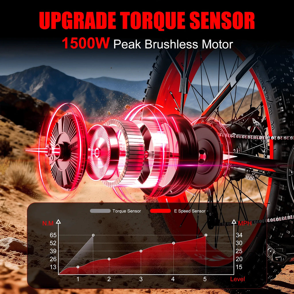 1500W Fat Tire Electric Bike